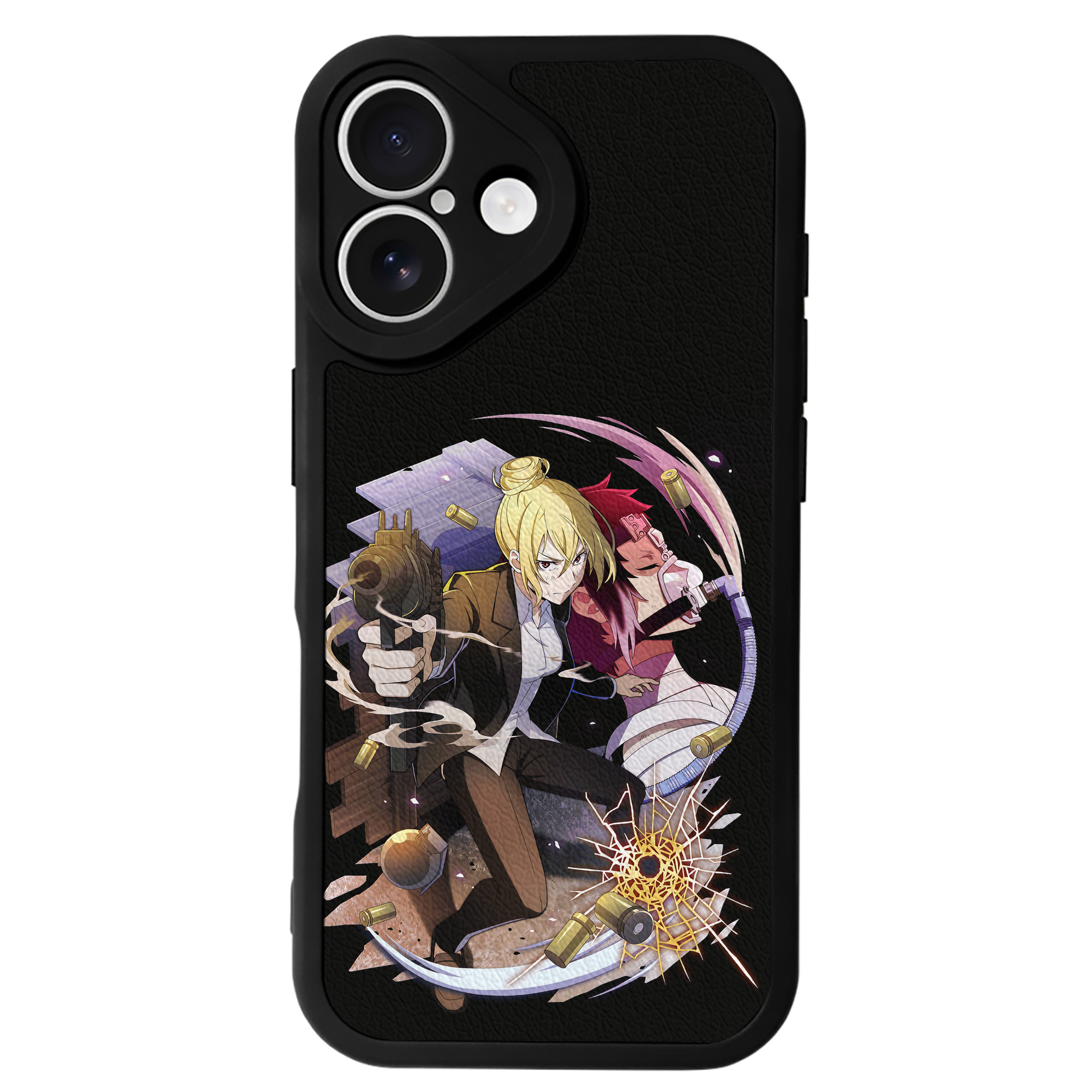 （画像用） 文豪ストレイドッグス Bungo Stray Dogs 【iPhone 16シリーズ対応】シリコンスマホケース（レザー調） 材質：シリコン